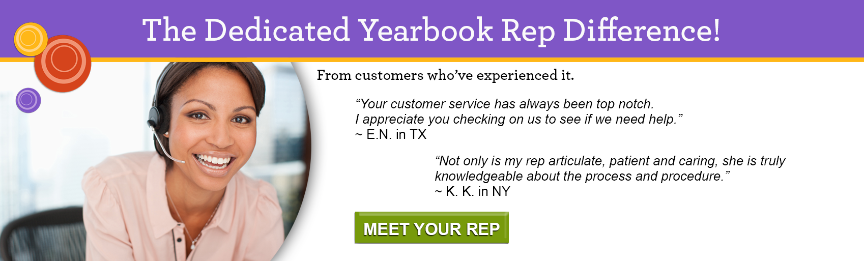 Your Dedicated Yearbook Rep