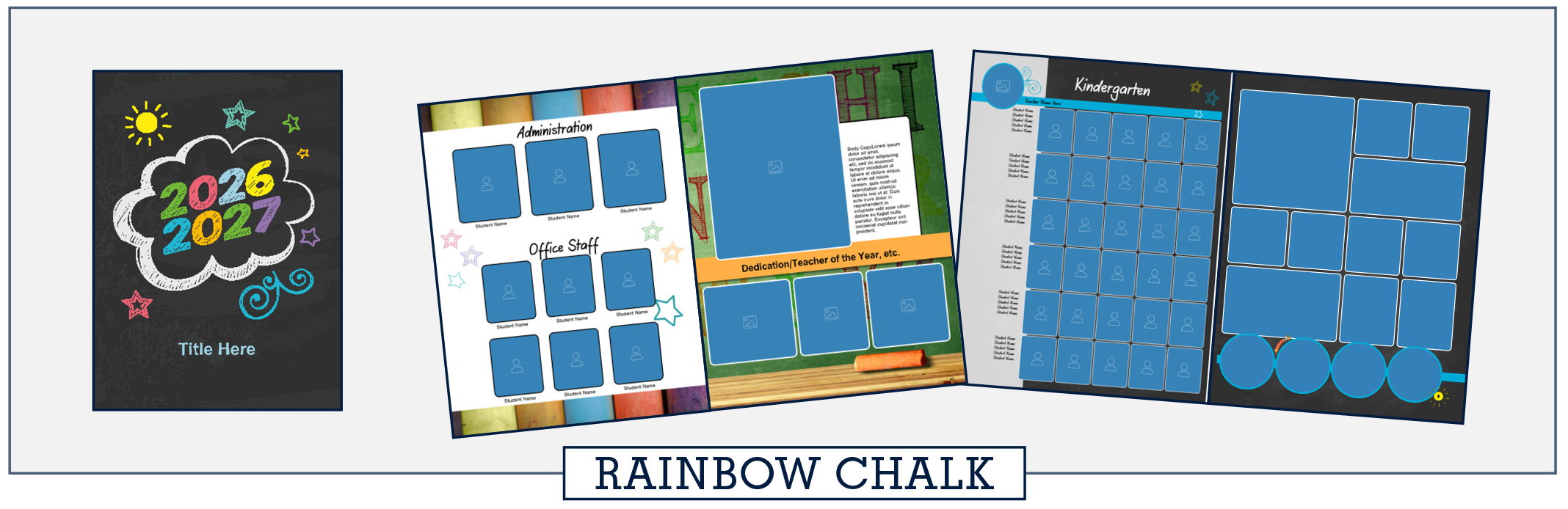 Rainbow Chalk